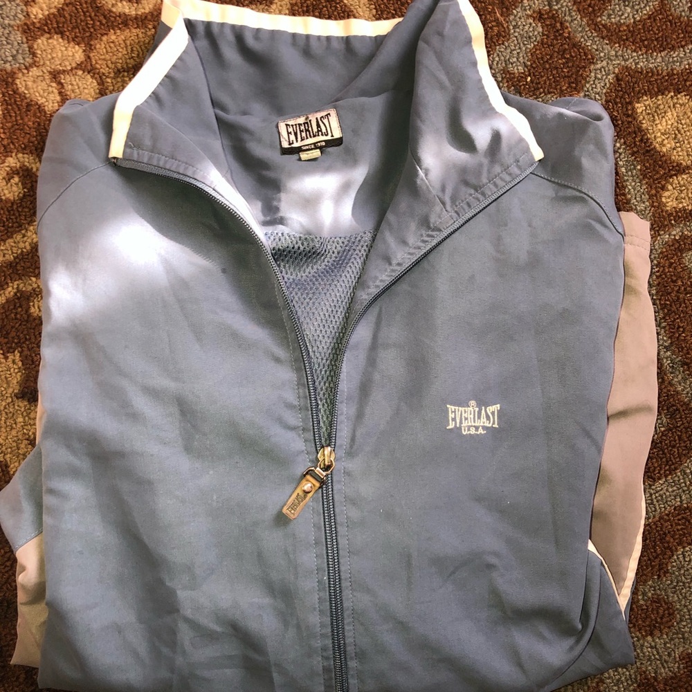 Everlast 90s windbreaker zip front